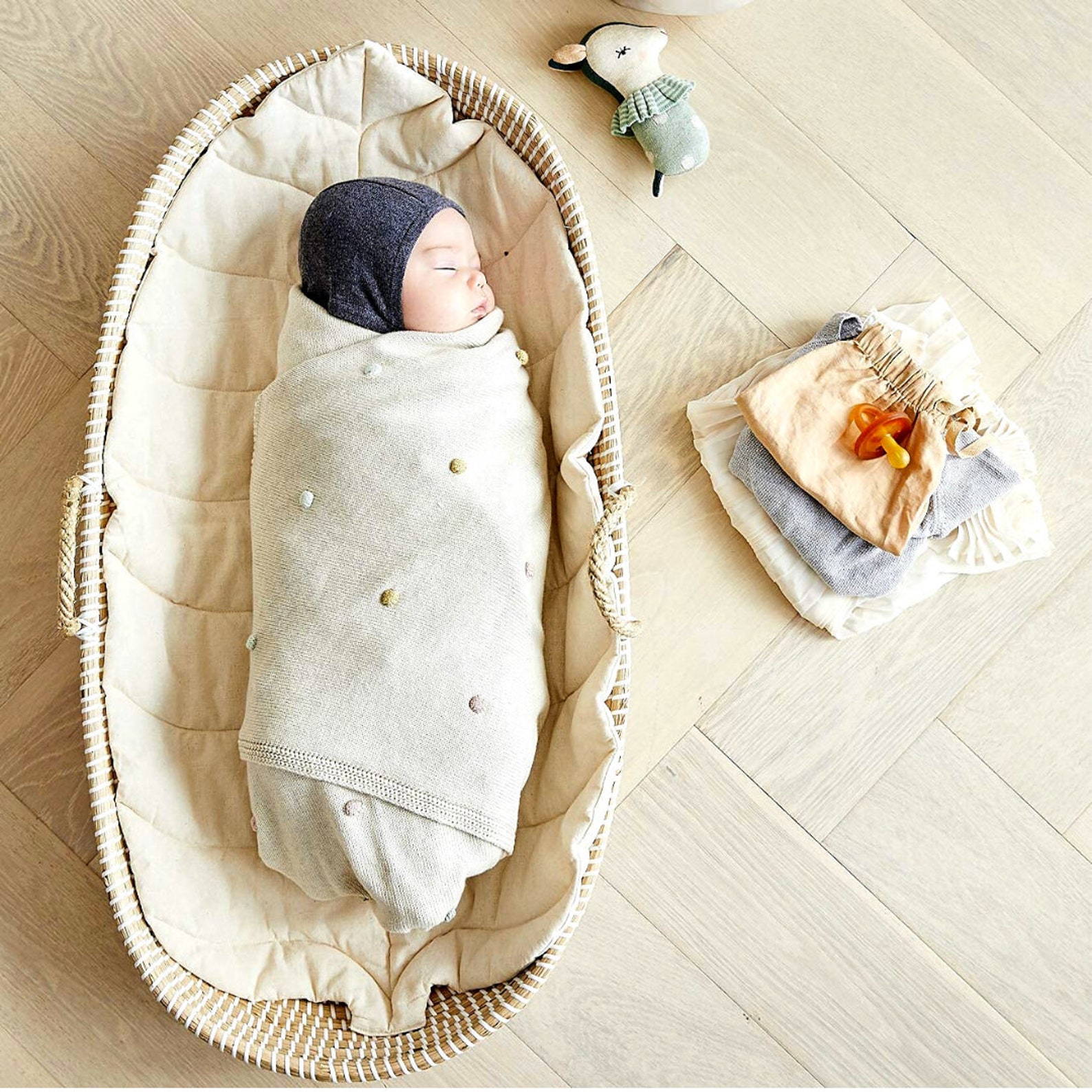 Baby Changing Basket Organic Seagrass Moses Basket Luxury Etsy