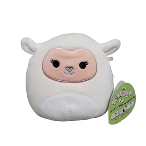 Squishmallows Kellytoy 2020 Lily The Cream Lamb 5&quot; Plush Stuffed Animal Toy