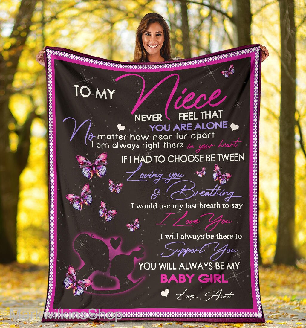 Personalized To my Niece Blanket You wiil always be my baby Etsy