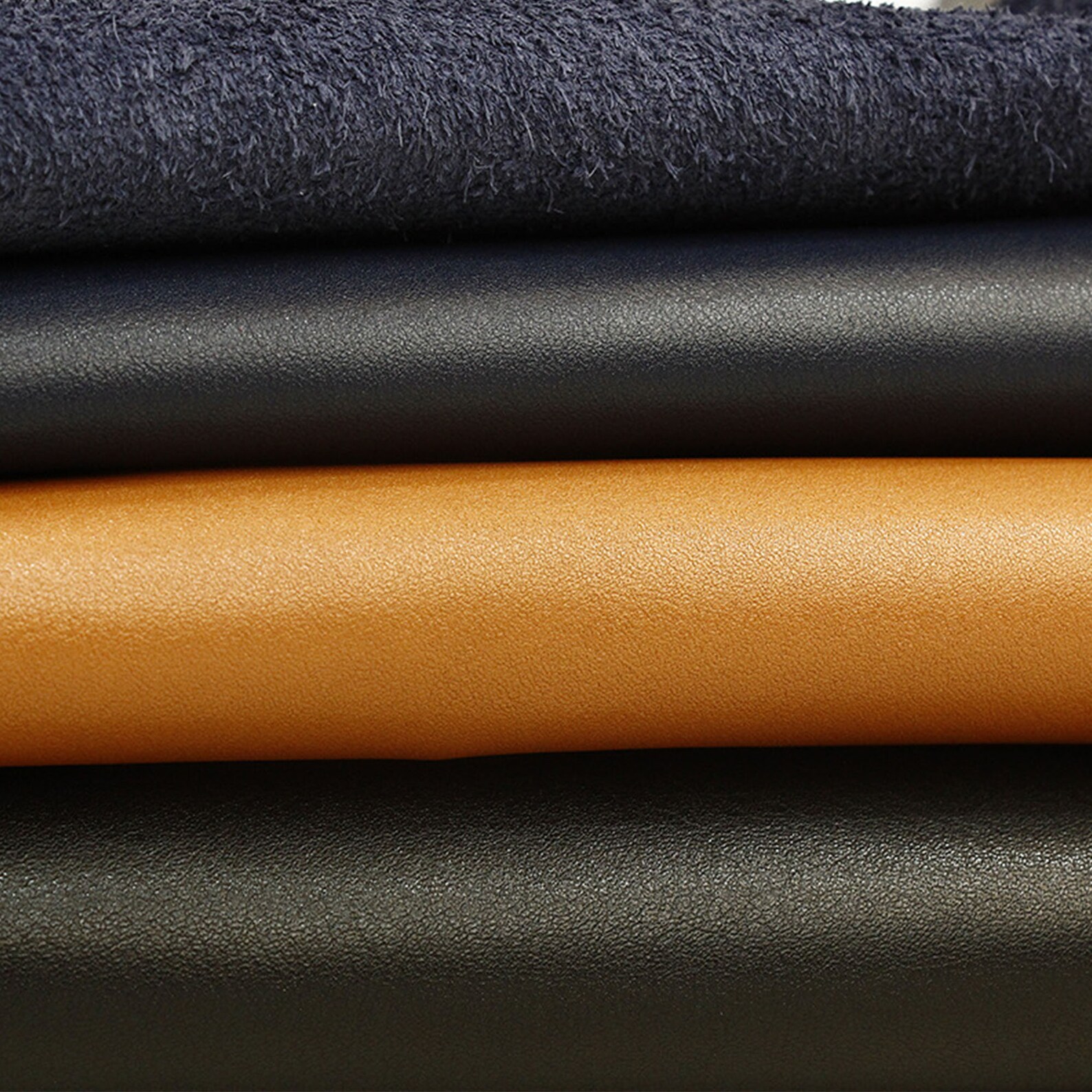 The First Layer of Cowhide Nappa Leather Plain Weave Light Etsy