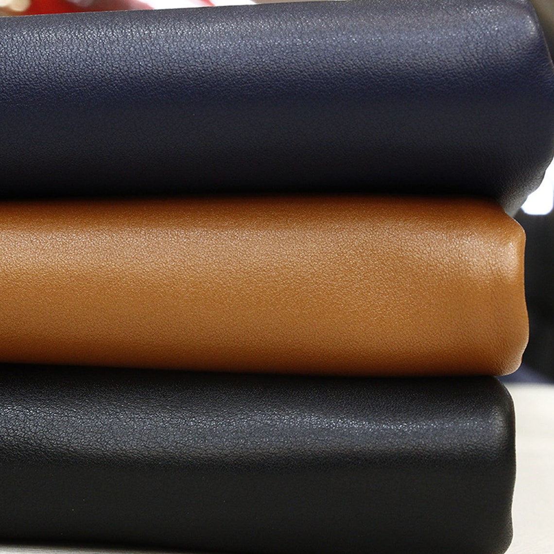 Napa Top Layer Cowhide FullGrain Nappa Pattern Leather Etsy