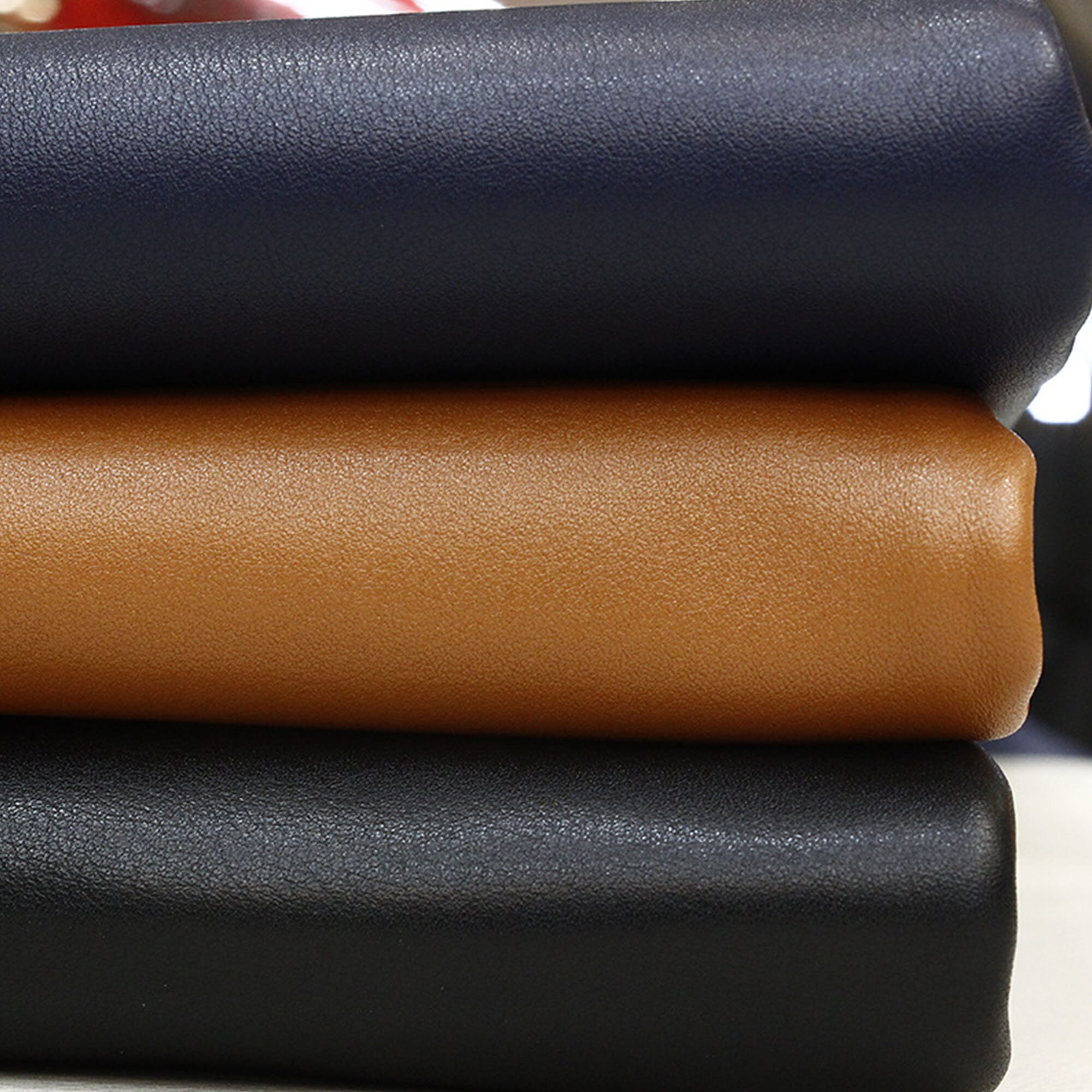 Napa Top Layer Cowhide FullGrain Nappa Pattern Leather Etsy