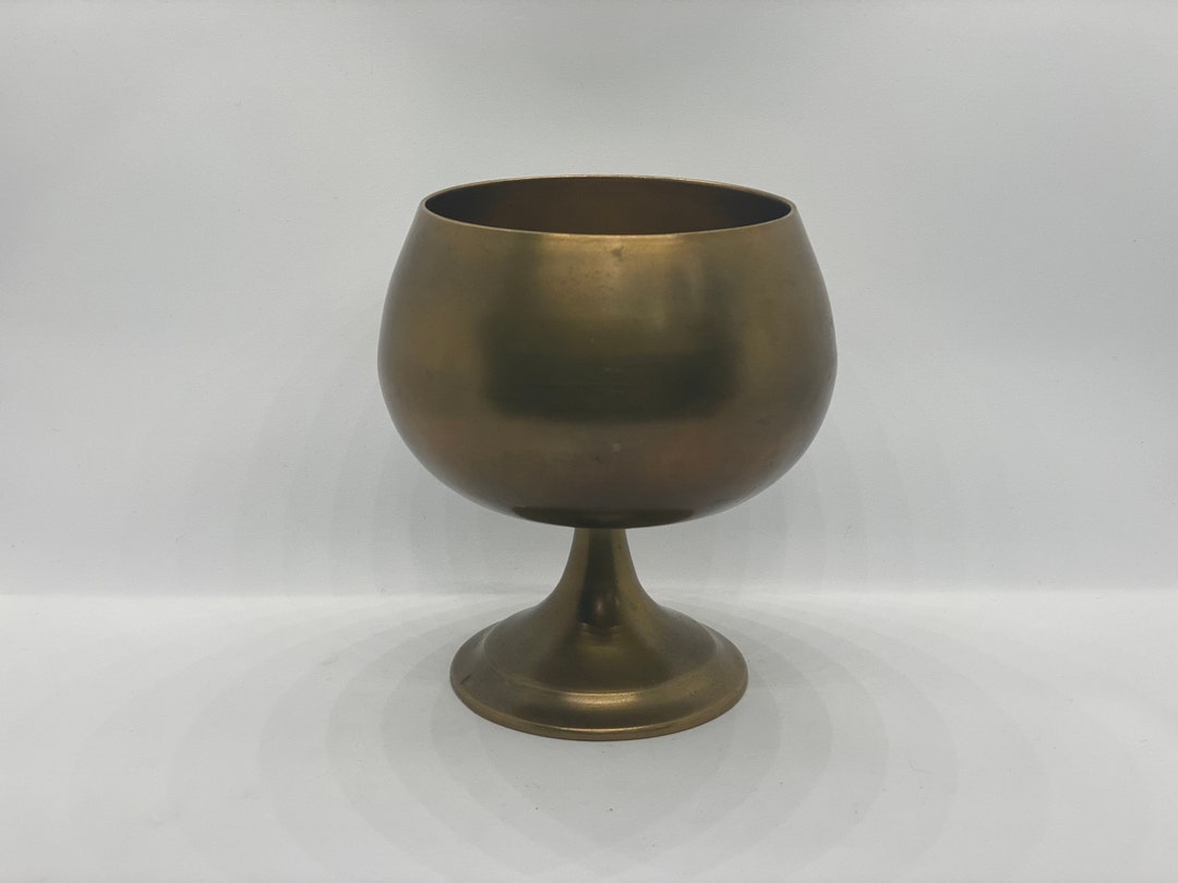 Vintage Brass Whiskey Cognac Brandy Snifter or Candy Dish Etsy