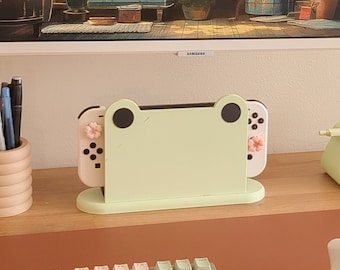 Froggy Nintendo Switch/Schalter 2 Cover: Grünes Cottagecore Gaming-Accessoire