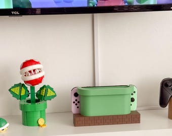 Green Pipe Nintendo Switch/Switch2 Dock Cover