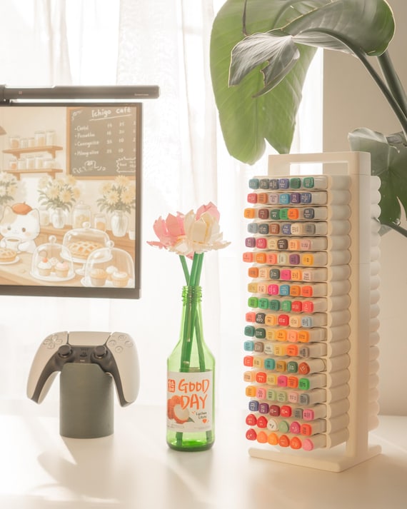 Cloud Marker Storage Caddy: Portable Art Supply Organizer for Adult Coloring Book Lovers