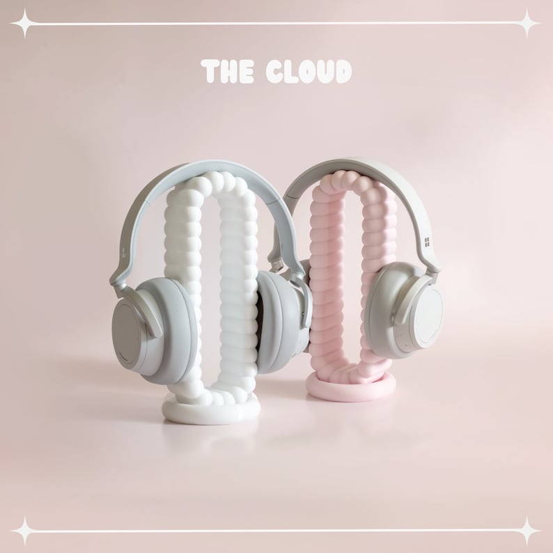 The Cloud Headphone Stand Bring Your Cozy Desk Setup to New Heights image 2