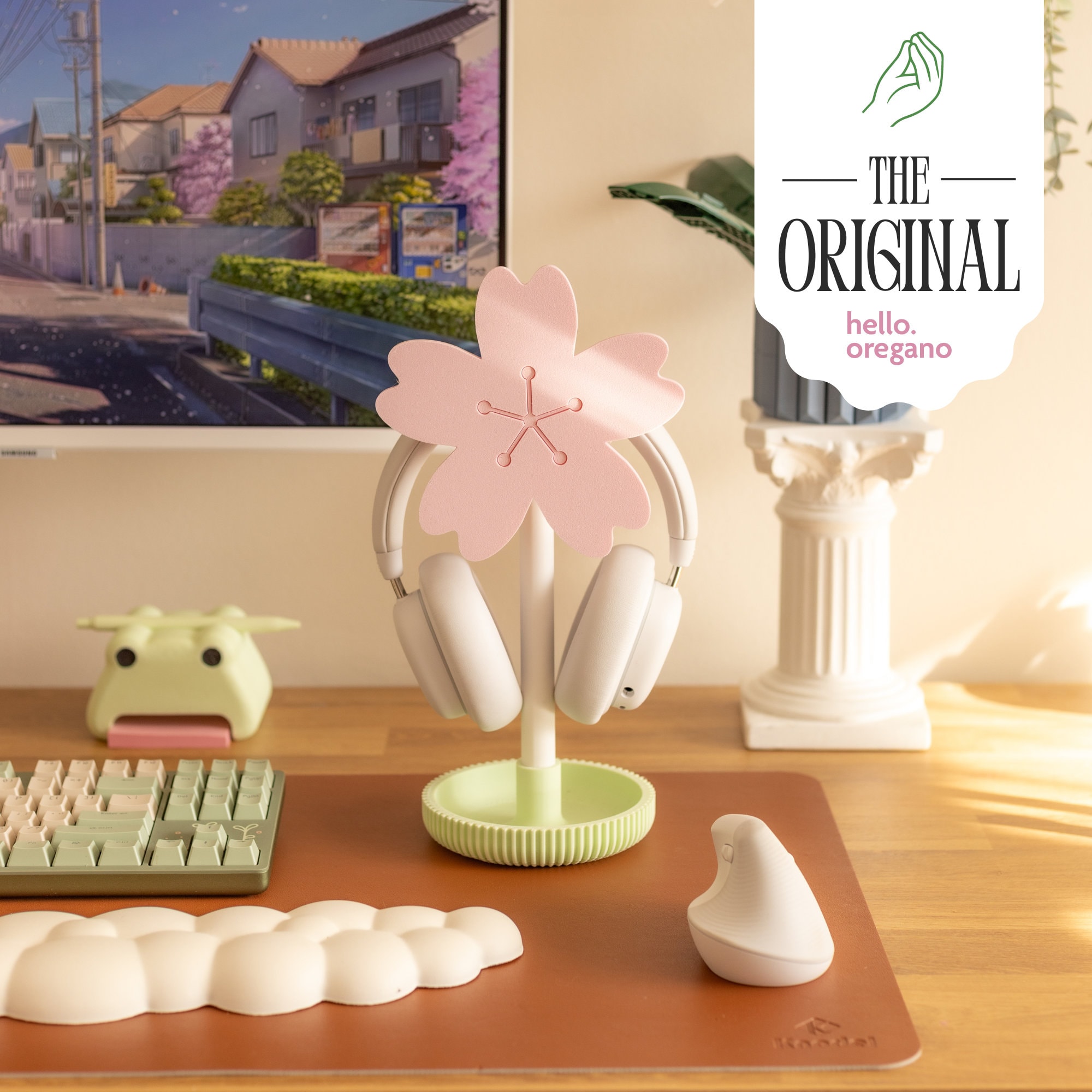 Sakura Headphone Stand  Perfect For A Cozy Desk Setup