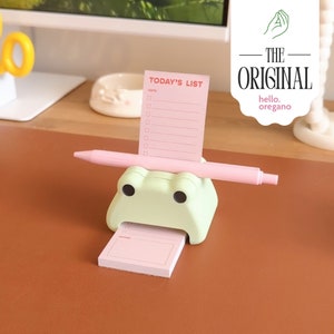 Frog Post-it holder | Cozy desk accessories