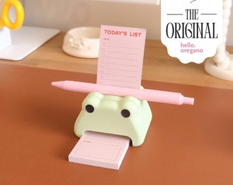 Frog Post-it holder | Cozy desk accessories