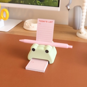 Frog Post-it holder Cozy desk accessories image 3