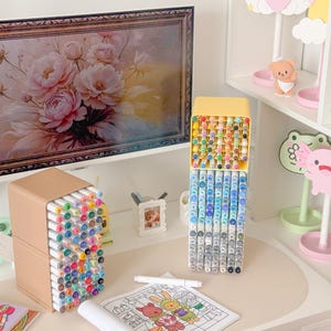 Coloring Cubbies | Stackable Marker Storage image 10