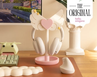 Angel Wings Headphone Stand - Elevate Your Desk Setup with Some Charm