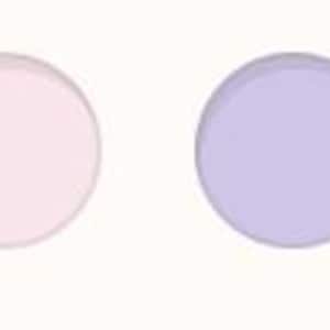 Puede incluir: Una colecci&oacute;n de doce muestras de color circulares. Los colores incluyen blanco, negro, gris claro, beige, marr&oacute;n, rosa, lavanda, azul claro, morado, rojo, verde claro y verde oliva. Las muestras est&aacute;n dispuestas en una l&iacute;nea horizontal.