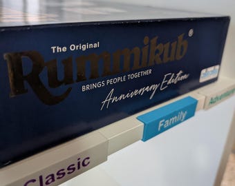 3x Game Signs for Ikea Kallax Shelf | Organise Your Games | Identify Game Category