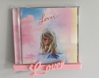 CD wall display for Taylor Swift "Lover" | Customized CD wall mount | Choose Colour