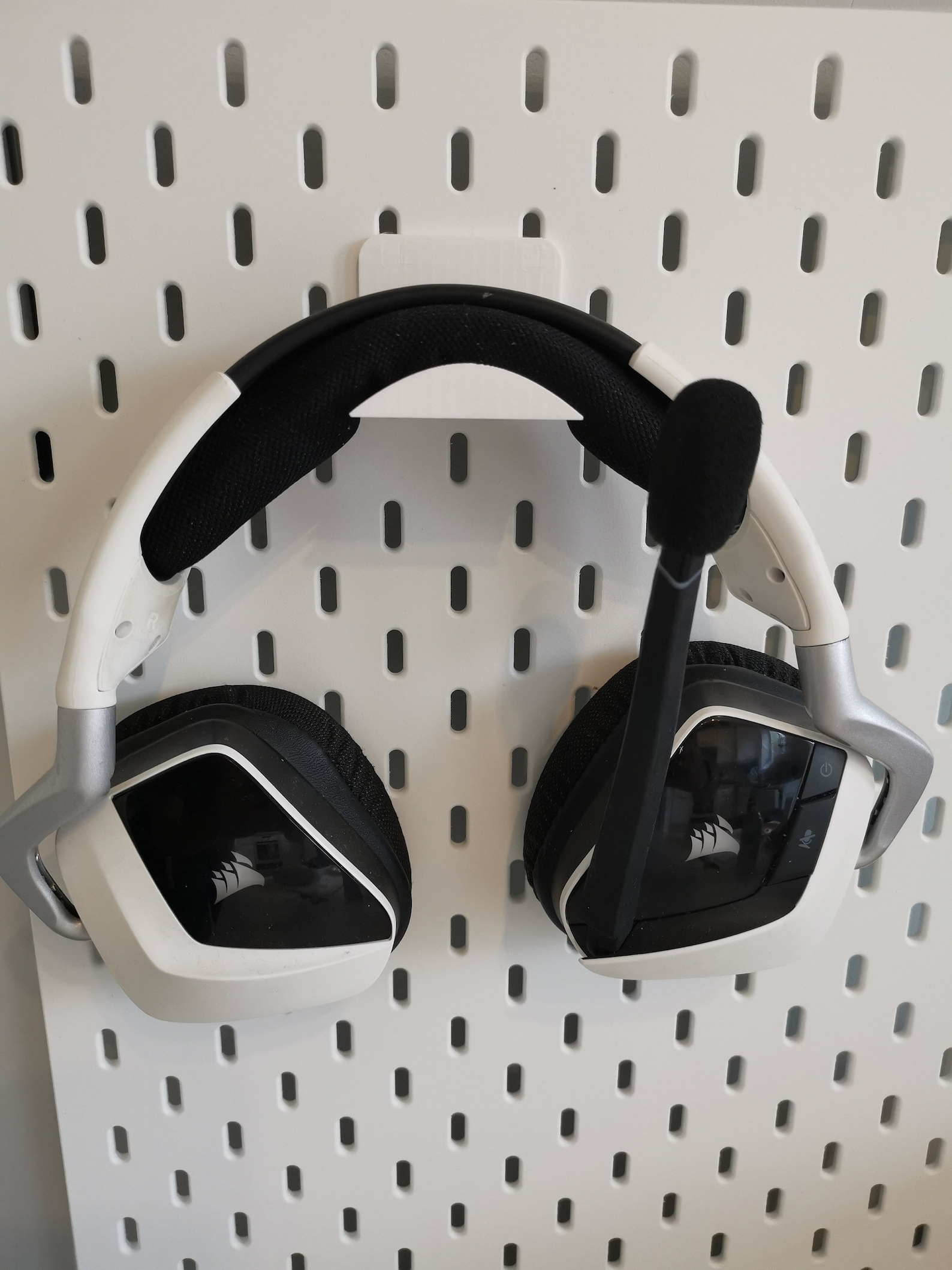 IKEA SKADIS Pegboard Headphone Holder blanco Auriculares NO incluidos Etsy España