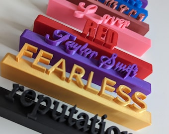 CD wall displays for Taylor Swift CDs and Vinyls | Customized CD wall mount shelfs