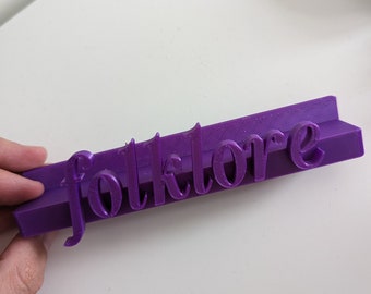 CD wall display for Taylor Swift "folklore" | Customized CD wall mount | Choose Colour