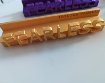 CD wall display for Taylor Swift "FEARLESS" | Customized CD wall mount | Choose Colour