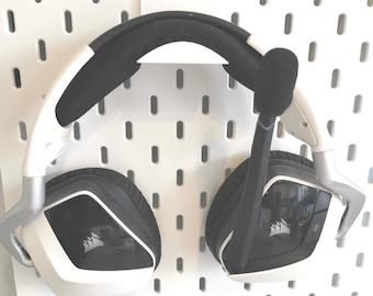 IKEA SKADIS Pegboard Headphone Holder (White) - Headphones NOT Included