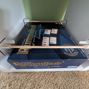 Shelve Inserts for Ikea Kallax - Cube Shelving for board games vinyls etc. Includes Dowel Rods