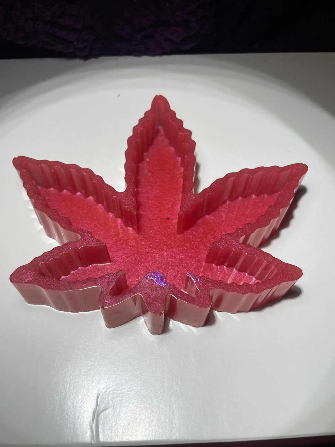 Marijuana Epoxy Resin Ashtray Etsy