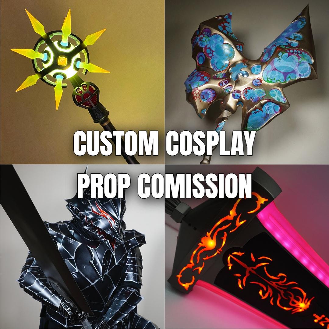 Custom Cosplay Props Commission 3D Print Armor Costume - Etsy