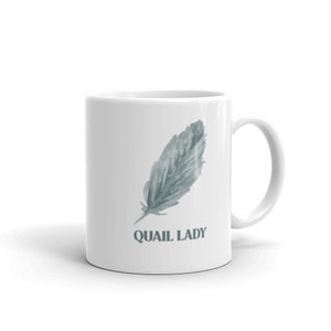 Quail Lady Feather Mug