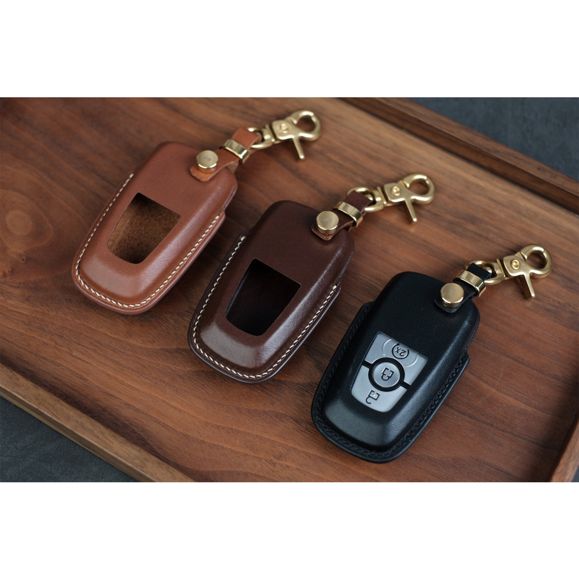 FORD KEY CASE ford key holder Car Key Case Vegtan Key Etsy