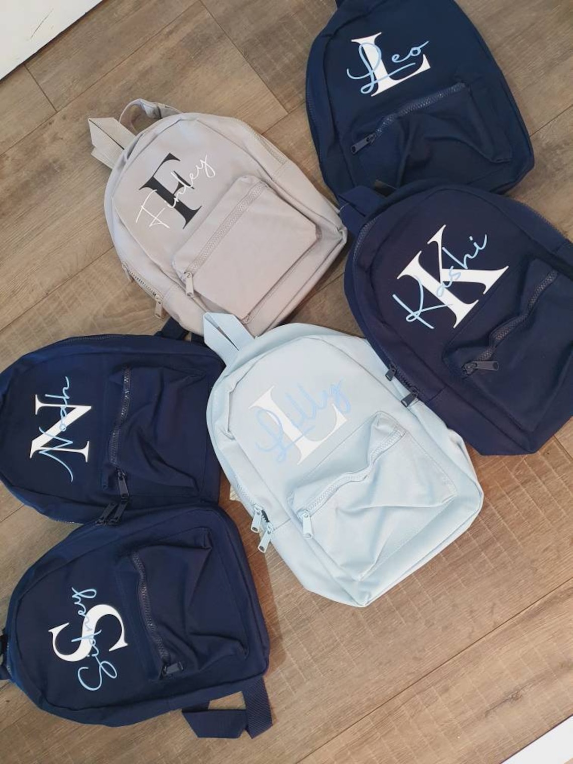 Personalised backpack school bag with name Etsy