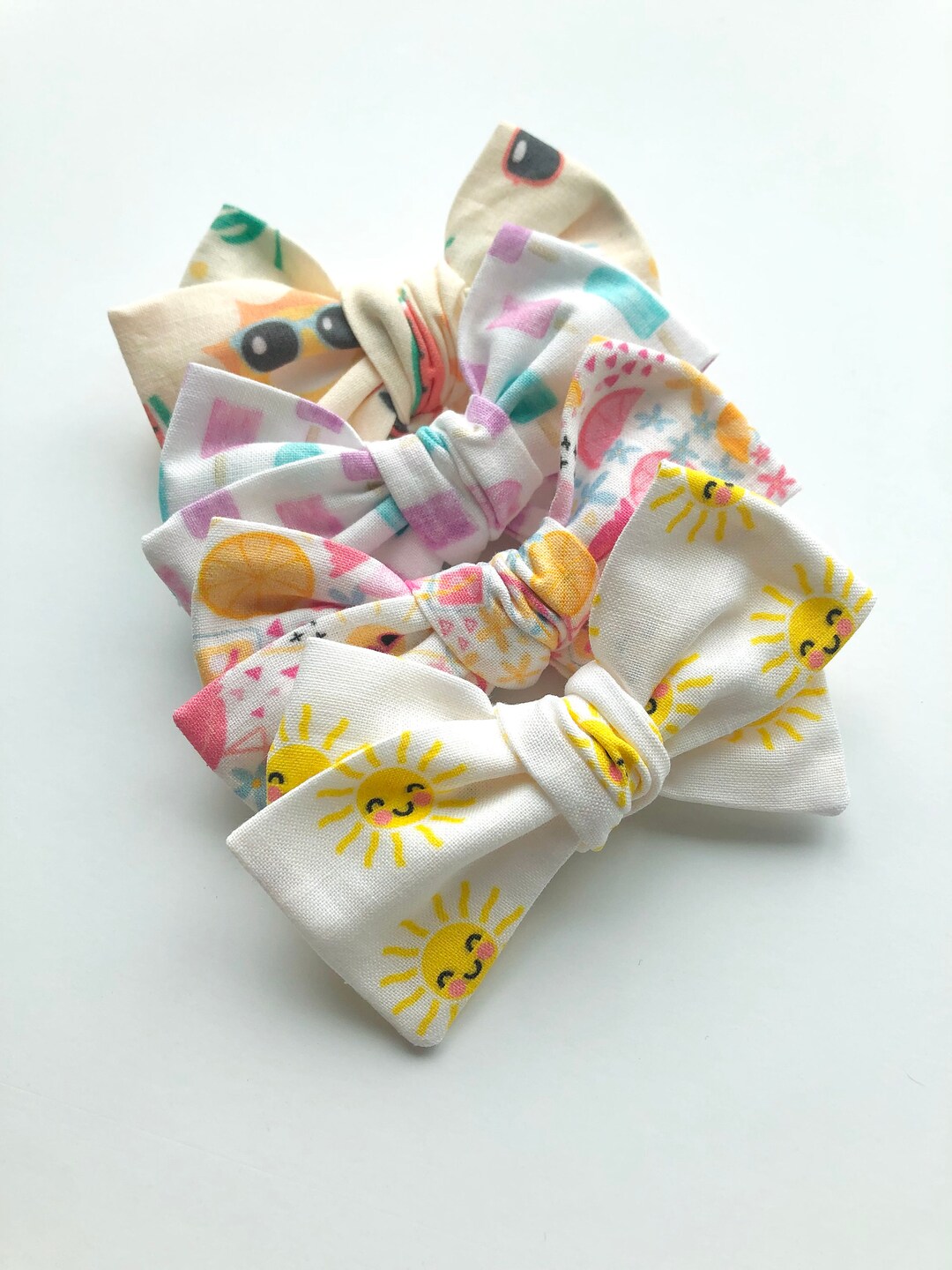 Summer Fun Bows - Etsy