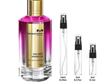 Mancera Velvet Vanilla Eau De Parfum Unisex 3ml-5ml-10ml 