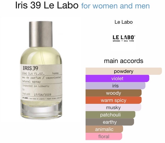 Buy Le Labo Iris 39 Eau De Parfum Unisex 3ml 5ml 10ml DECANT