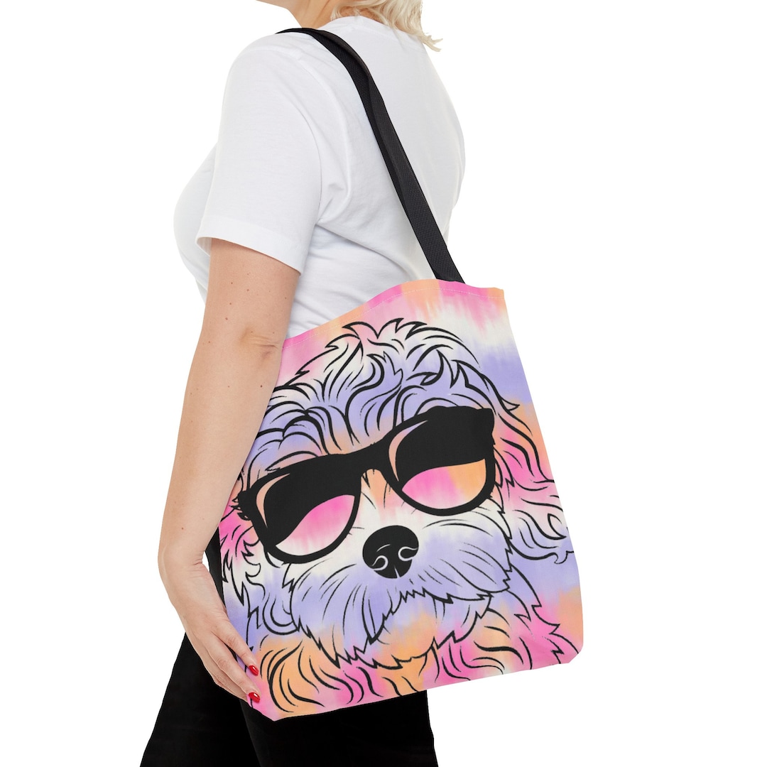 SMALL TOTE BAG - FOO DOGS - LIGHT BLUE main image 1