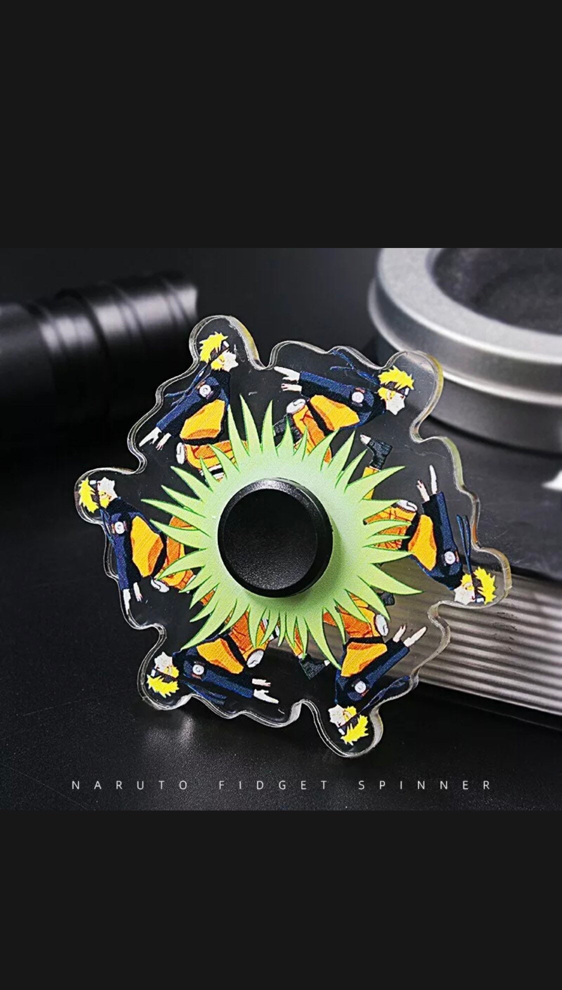 Naruto Uzumaki Running Fidget Spinner Anime Toy Etsy