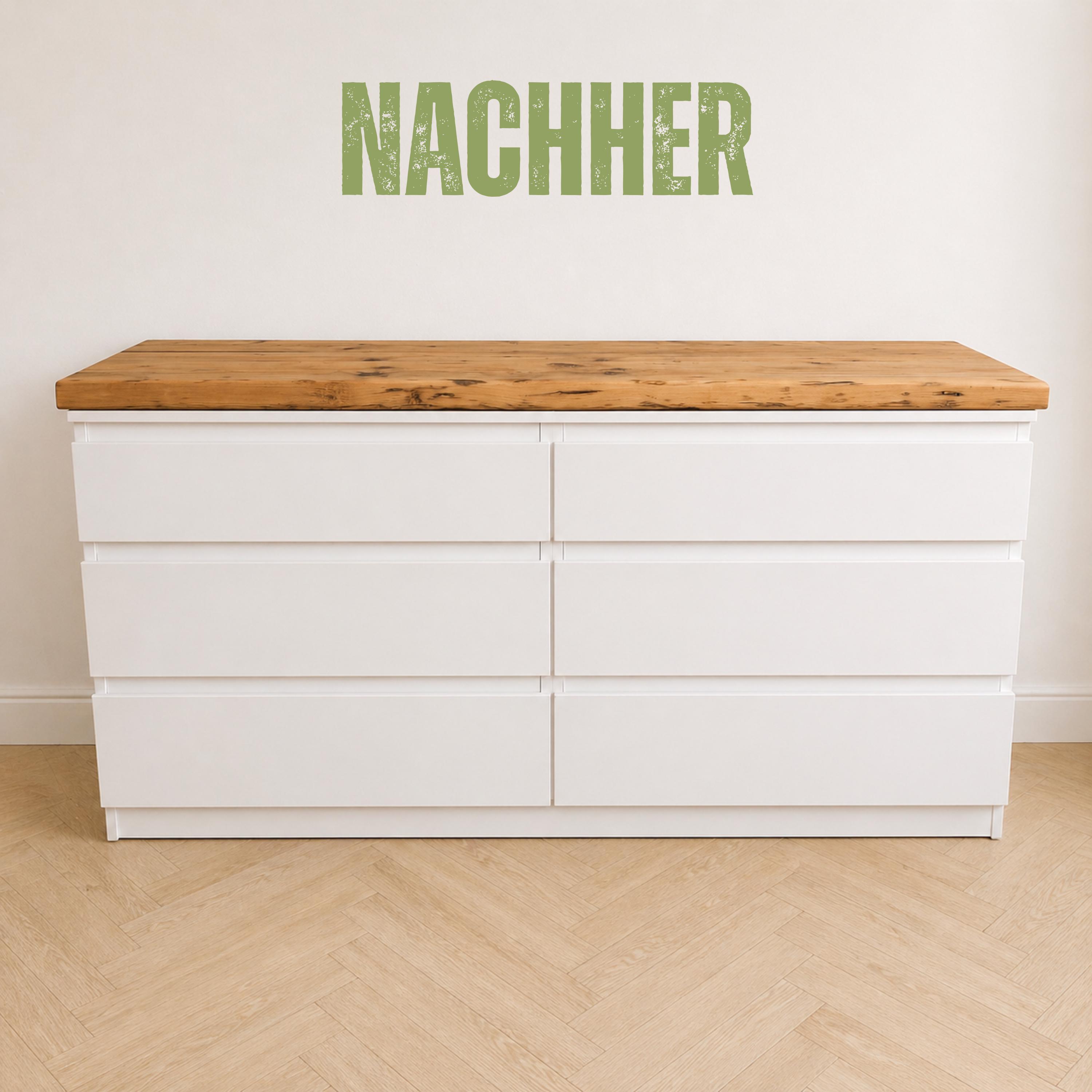 Reclaimed Wood Top Panel for IKEA Malm, Besta, Kullen, Hemnes