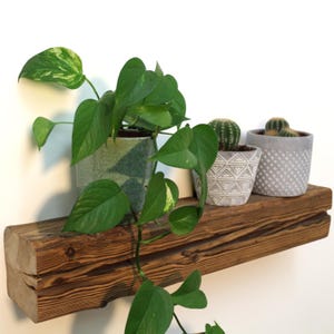 Wall shelf old wood beam wall board, beam shelf, kitchen shelf, bookcase, spruce shelf board