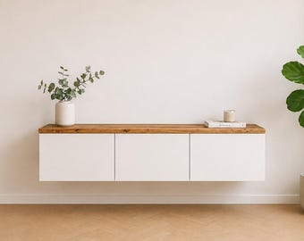 Rustic top panel for IKEA Besta, Malm, Kallax etc. Sideboard/lowboard top panel made from reclaimed wood, custom-made, solid wood upcycling