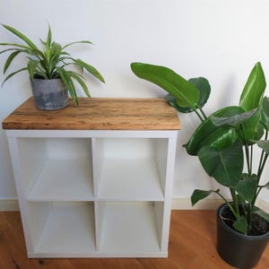 Cover plate old wood for IKEA Kallax shelf cover plate rustic solid wood