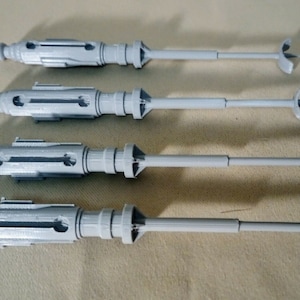 Star Wars Kenner 1978 X-Wing Parts Replacement Wing Cannons set of 4 3D Printed image 2