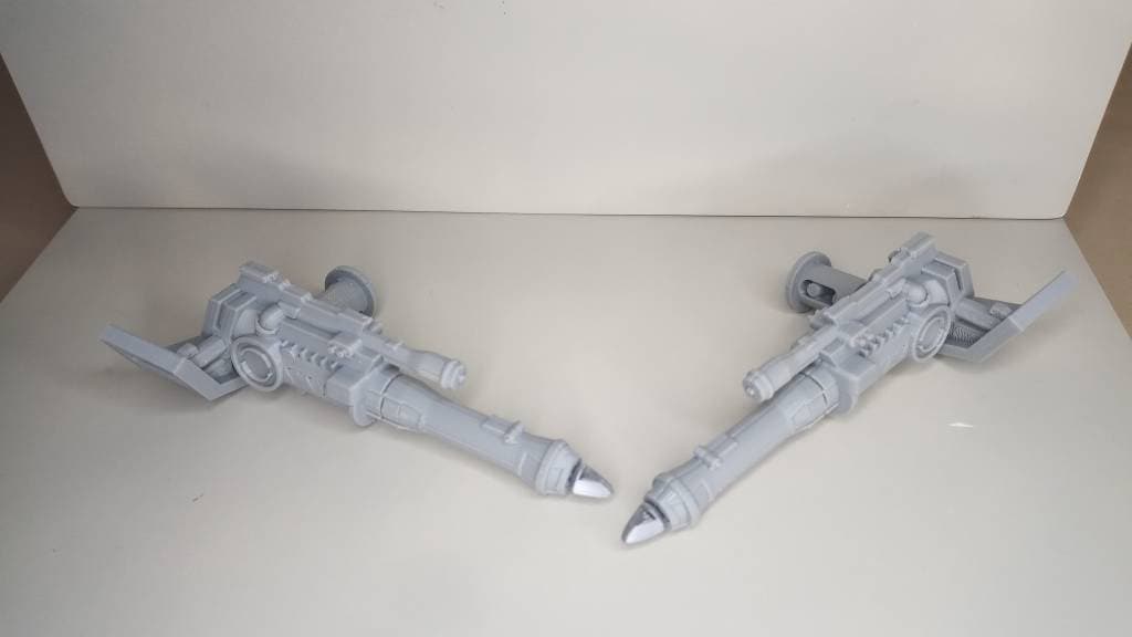 Star Wars POTF2 AT-AT Walker Side Cheek Gun Shields 3D Printed Pair 