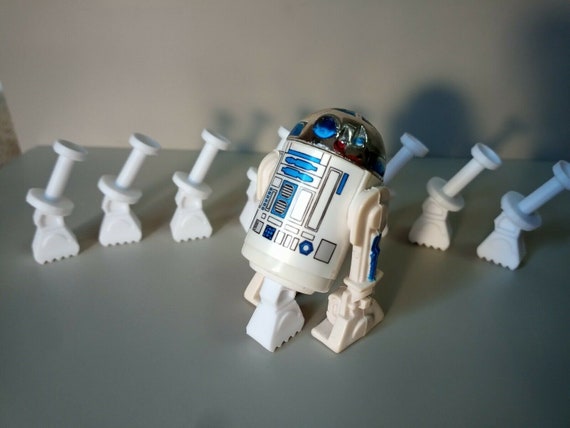 Third Leg for Vintage Star Wars Solid Dome R2D2 Figure 3D