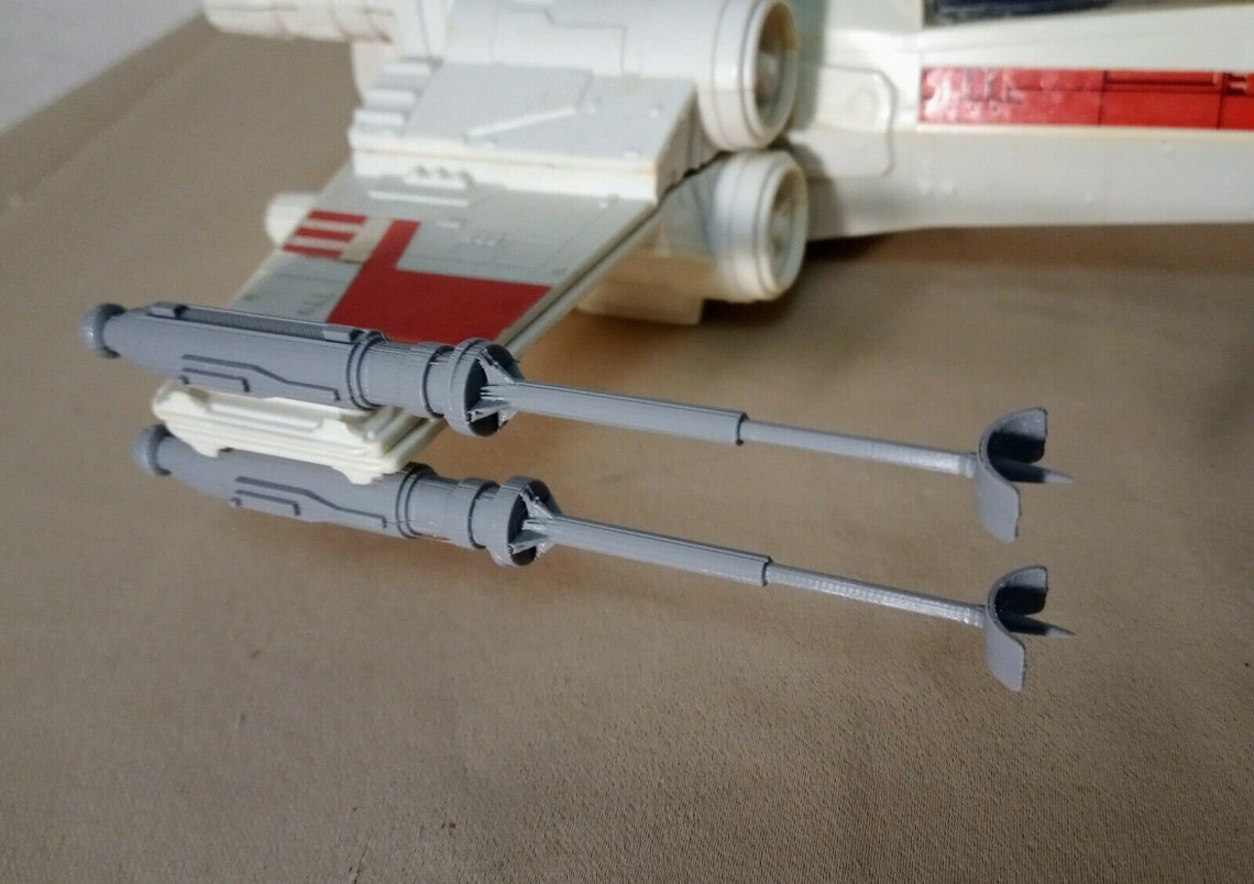 Star Wars Kenner 1978 XWing Parts Replacement Wing Cannons Etsy