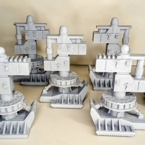 Star Wars Legacy Millennium Falcon Parts - Replacement Landing Gear Set (7) 3D Printed
