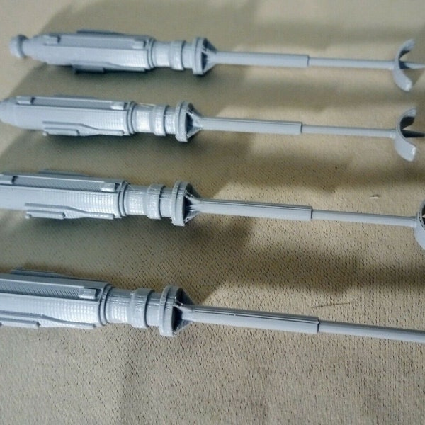 Star Wars Kenner 1978 X-Wing Parts - Replacement Wing Cannons (set of 4) 3D Printed