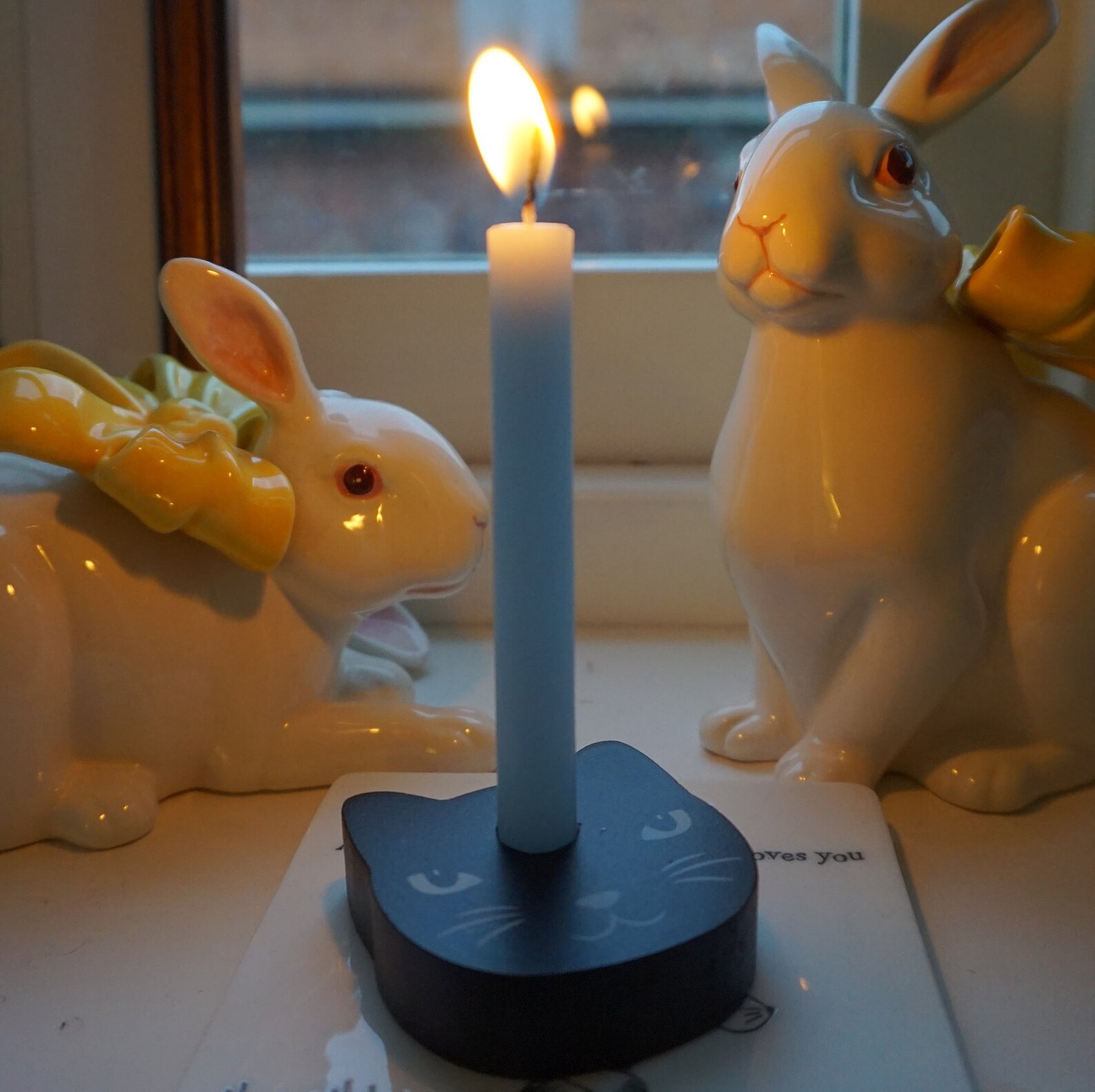 Cat Candle Holder Etsy