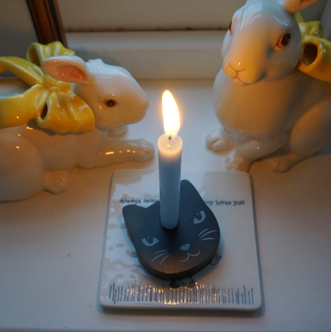 Cat Candle Holder Etsy