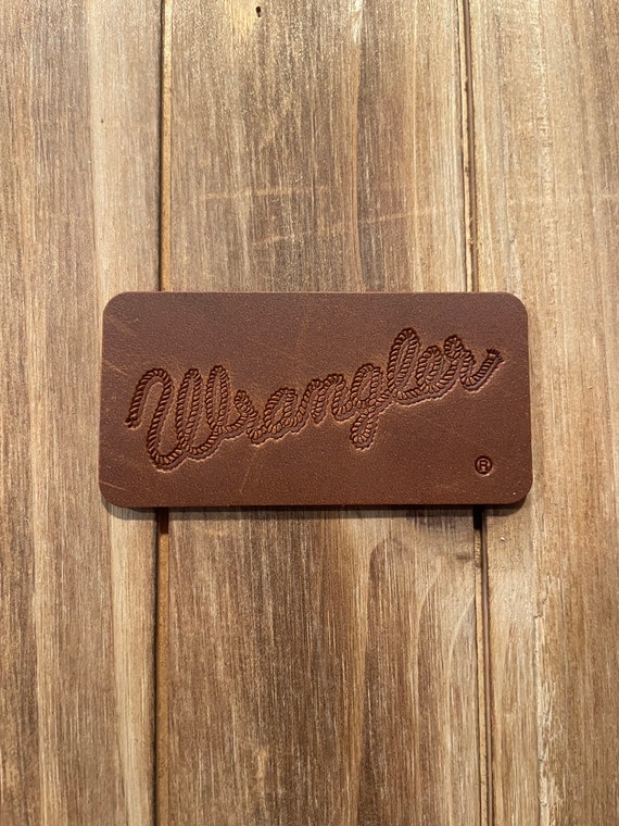 Custom Handmade Real Veg and Oil Tanned Leather Patch Replacement