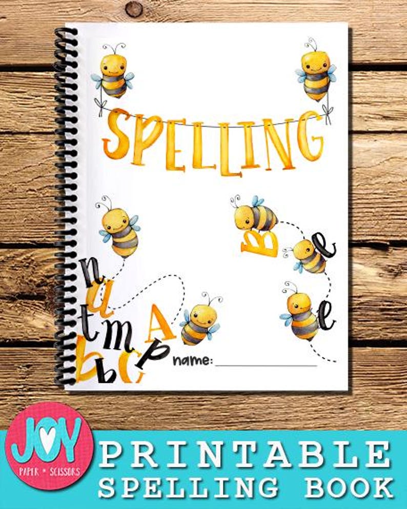 Printable Spelling Book for Teachers: Homeschool & Classroom Resource